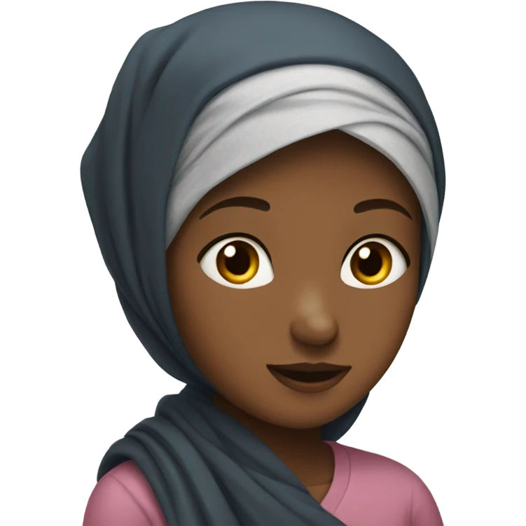 girl with headscarf emoji