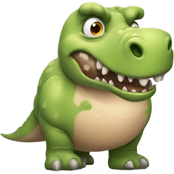 Fat dinosaur emoji