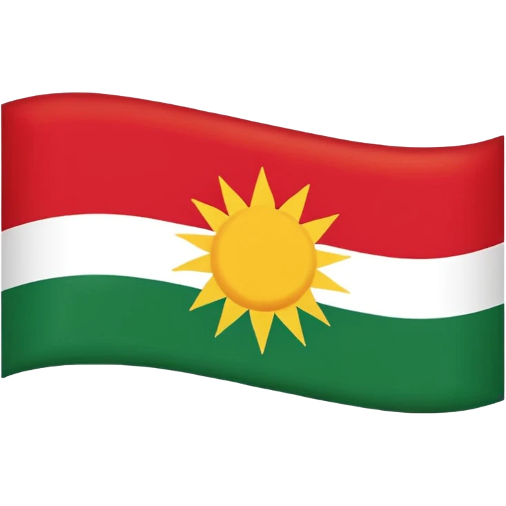 kurdistan  flag emoji