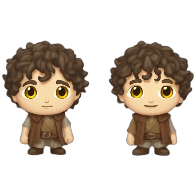 Frodo cuerpo entero dando me gusta emoji