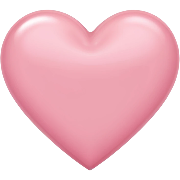 light pink heart emoji