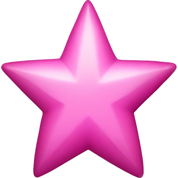 pink star  emoji