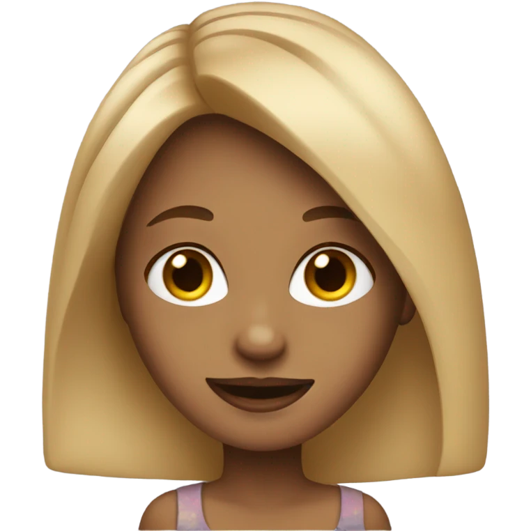 dirty blonde girl emoji