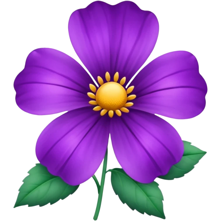 Purple flower emoji