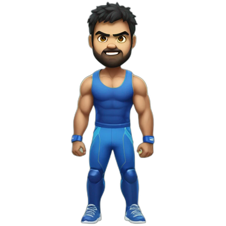 Rohit sharma as hulk emoji