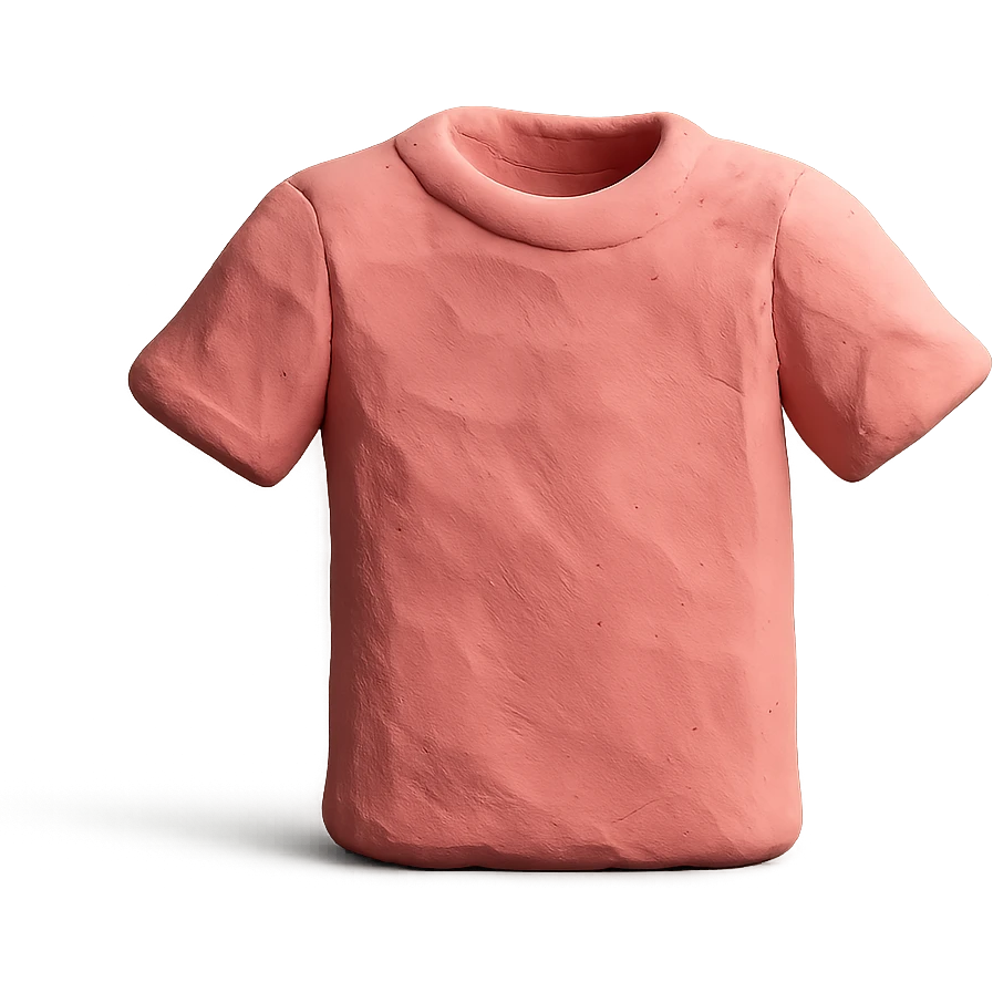 claymation style pink jersey emoji