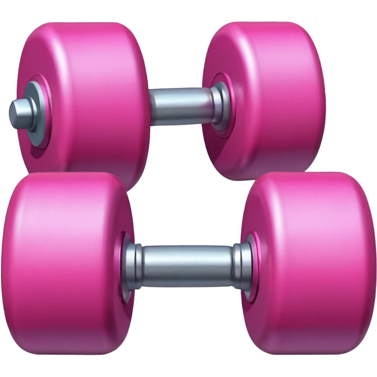 dumbell pink emoji