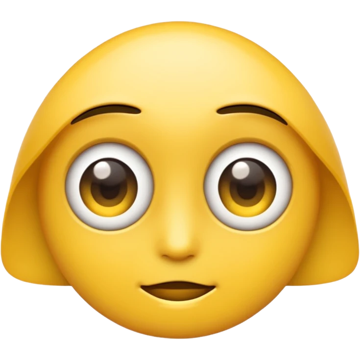 iPhone emoji eyes looking left emoji