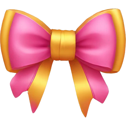 Bow cute emoji