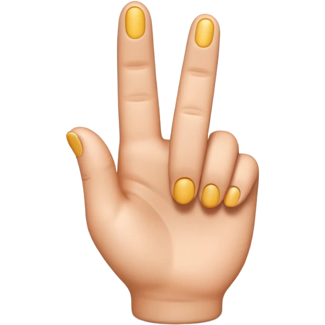 Please create a 3D emoji that shows the number "1" using "1" fingers. I’d like it to resemble the iPhone emoji style! emoji