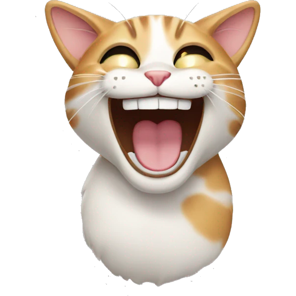 Laughing cat emoji emoji