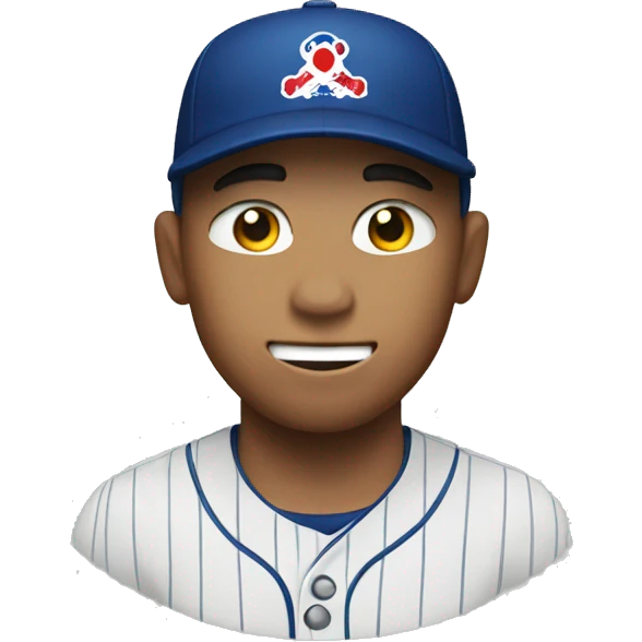 Baseball player in Landers of korea team emoji