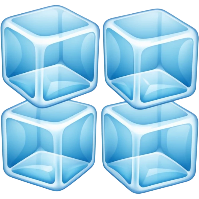 Ice cubes emoji