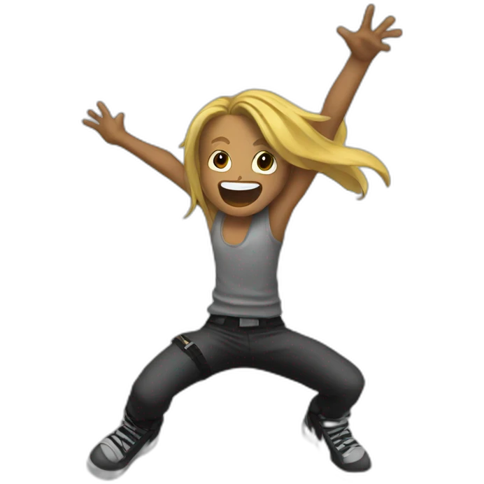 slam metal jump emoji