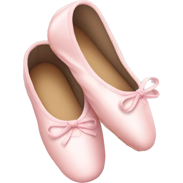 Pale pink ballet shoes emoji