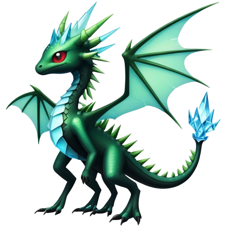 Punk’ish Edgy Badass Dark Gothic Flygon-Aurorus-Amaura-Hybrid-Creature emoji