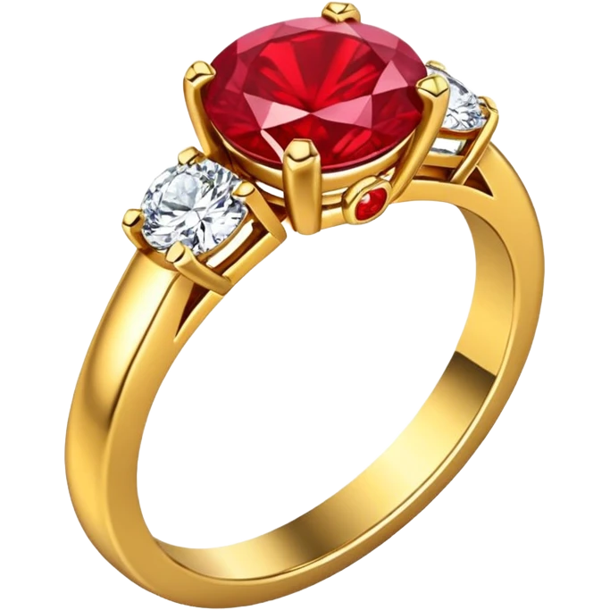 glitter rubi diamond married ring emoji