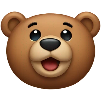 Teddy bear inlove emoji