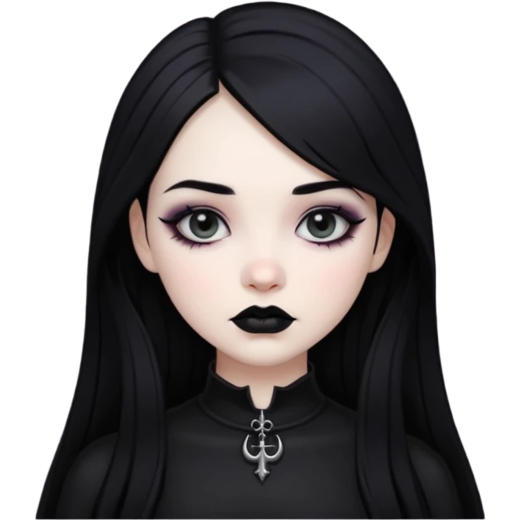Gothic girl emoji