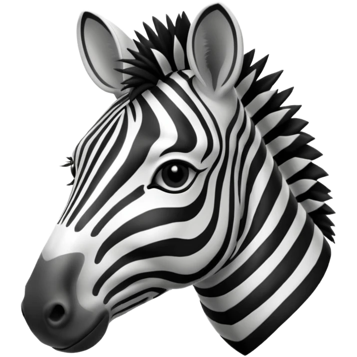 zebra face emoji