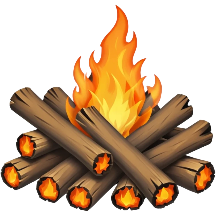 Fogata de camping 32x32 png menos de un mega emoji