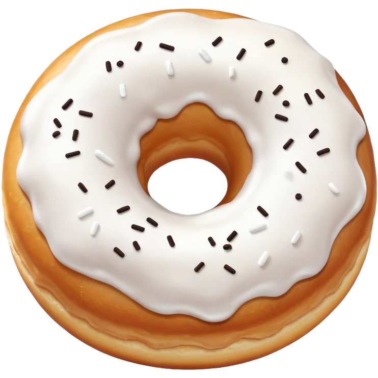Powdered donut with no hole emoji