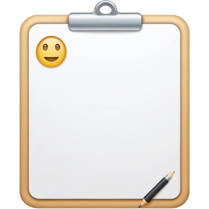test completion sheet emoji