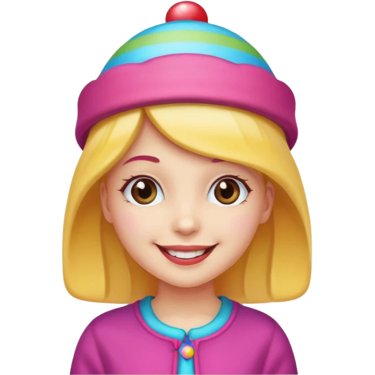 candy hatted girl emoji