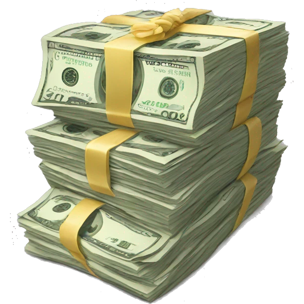 Lots of money emoji