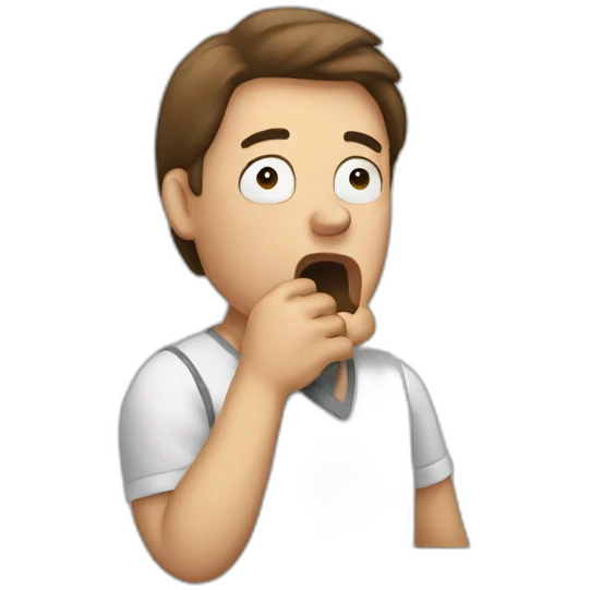 a person coughing emoji