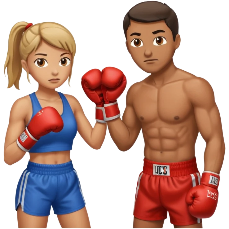 Te meg én boksz  emoji