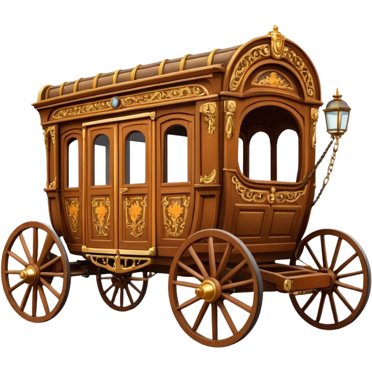 huge-horse-drawn-fancy-french-stagecoach-caravan emoji