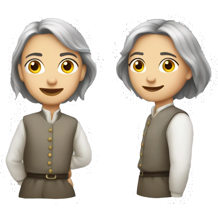 девушка читает книгу emoji