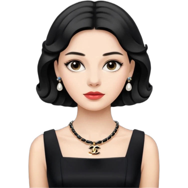 chanel dress emoji
