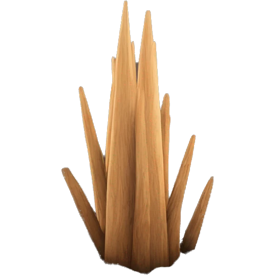 wooden spikes coming from the ground emoji
