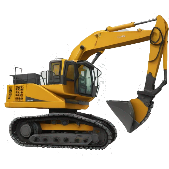 mining excavator emoji