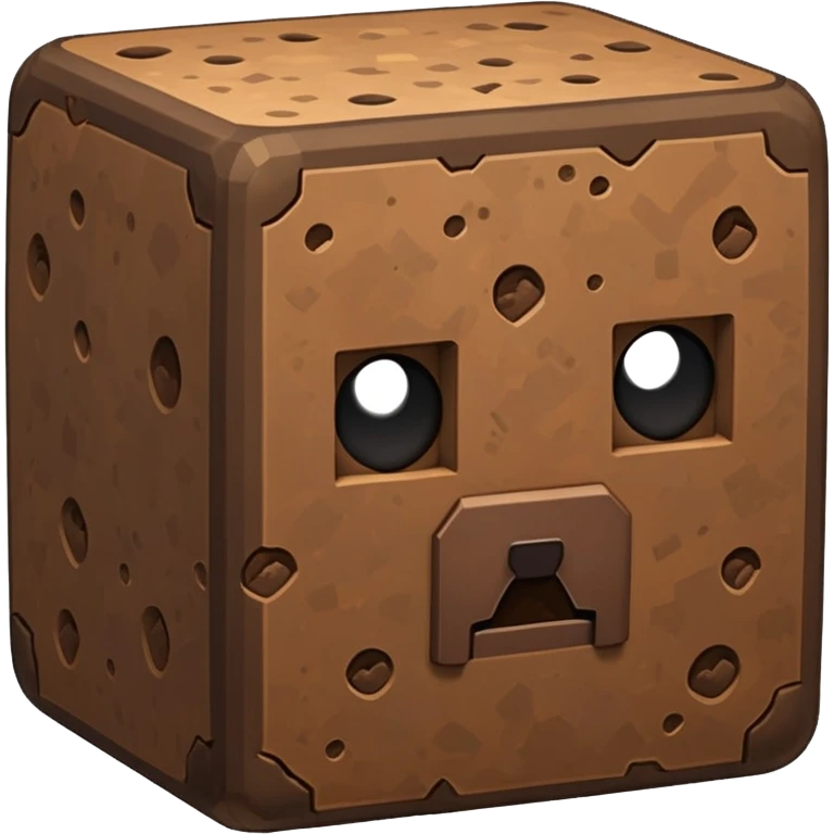 minecraft dirt block emoji