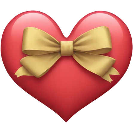 Heart with bows emoji