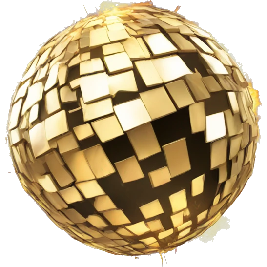 Exploding disco ball emoji