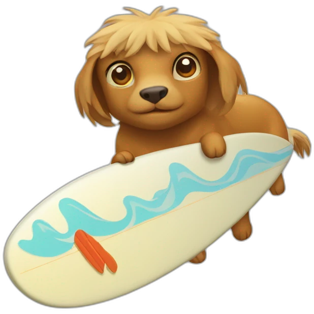 Cabibara fesan du surf emoji