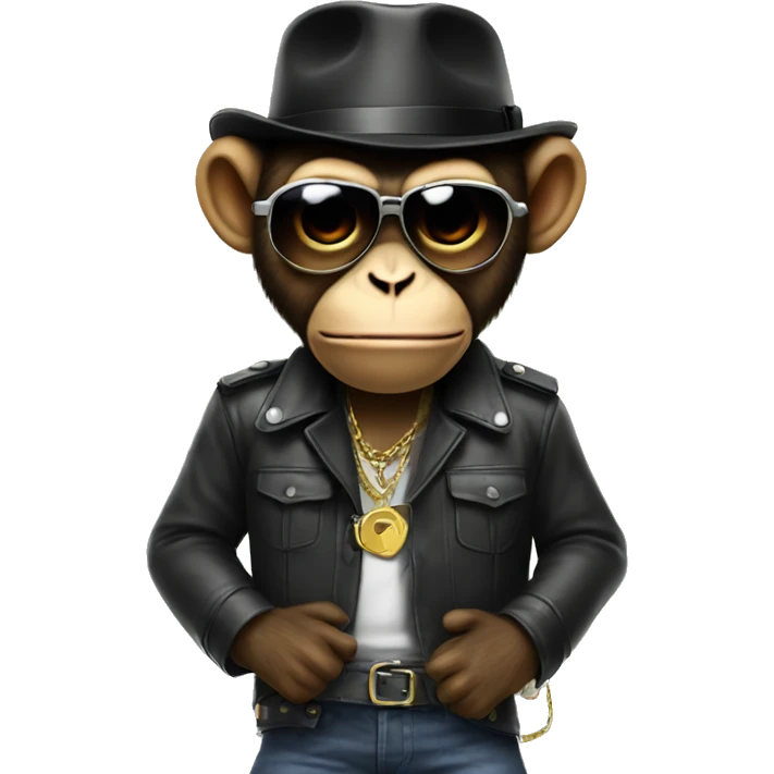 Monkey Gangster  emoji