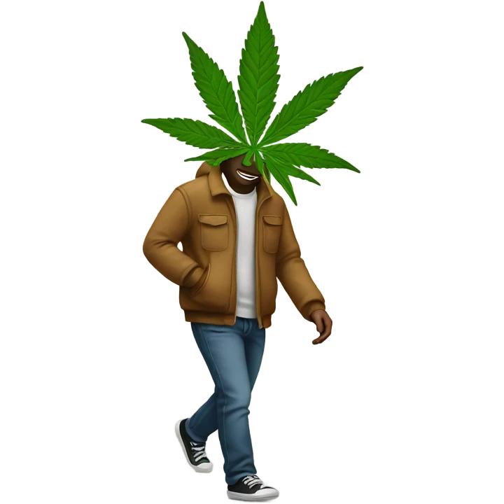 Marijuana walking  emoji