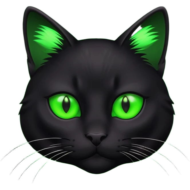 Чорний кіт emoji
