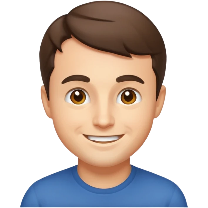 Charlie kirk's face on a discord/twitter emoji style emoji. emoji