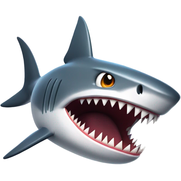 scary shark emoji