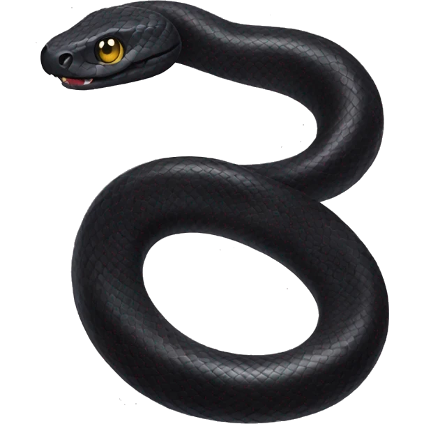 Black snake emoji