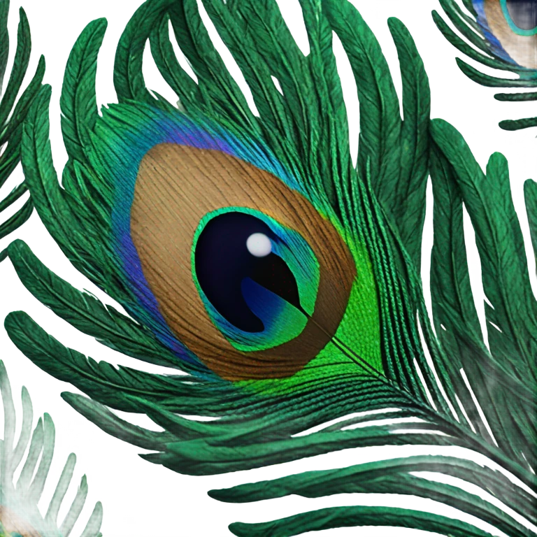 Peacock feather  emoji