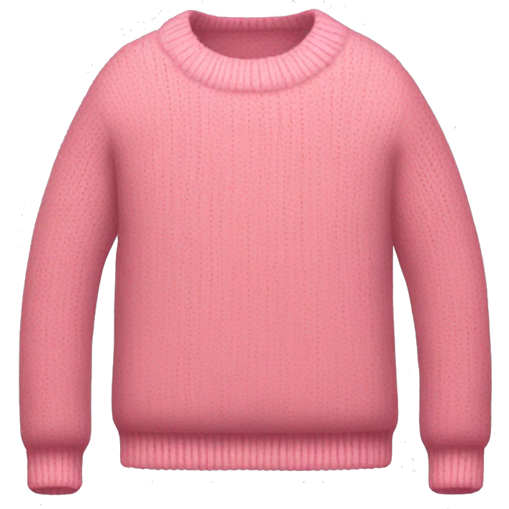 pink sweater emoji