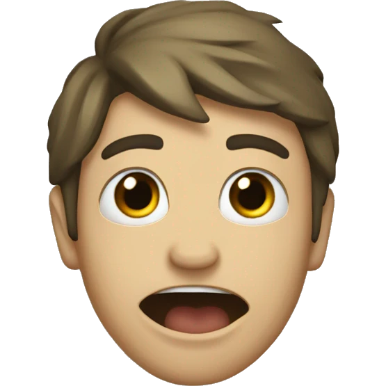 Crazy case with language with rock sign emoji