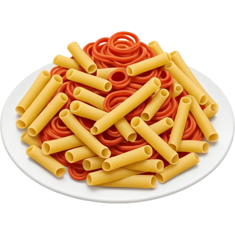 Pasta vermelha com papel emoji